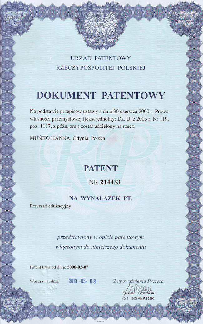 patent PL214433